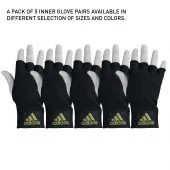 adidas Inner Boxing Hand Wrap Gloves - Pack of 5 pairs Bundle Deal