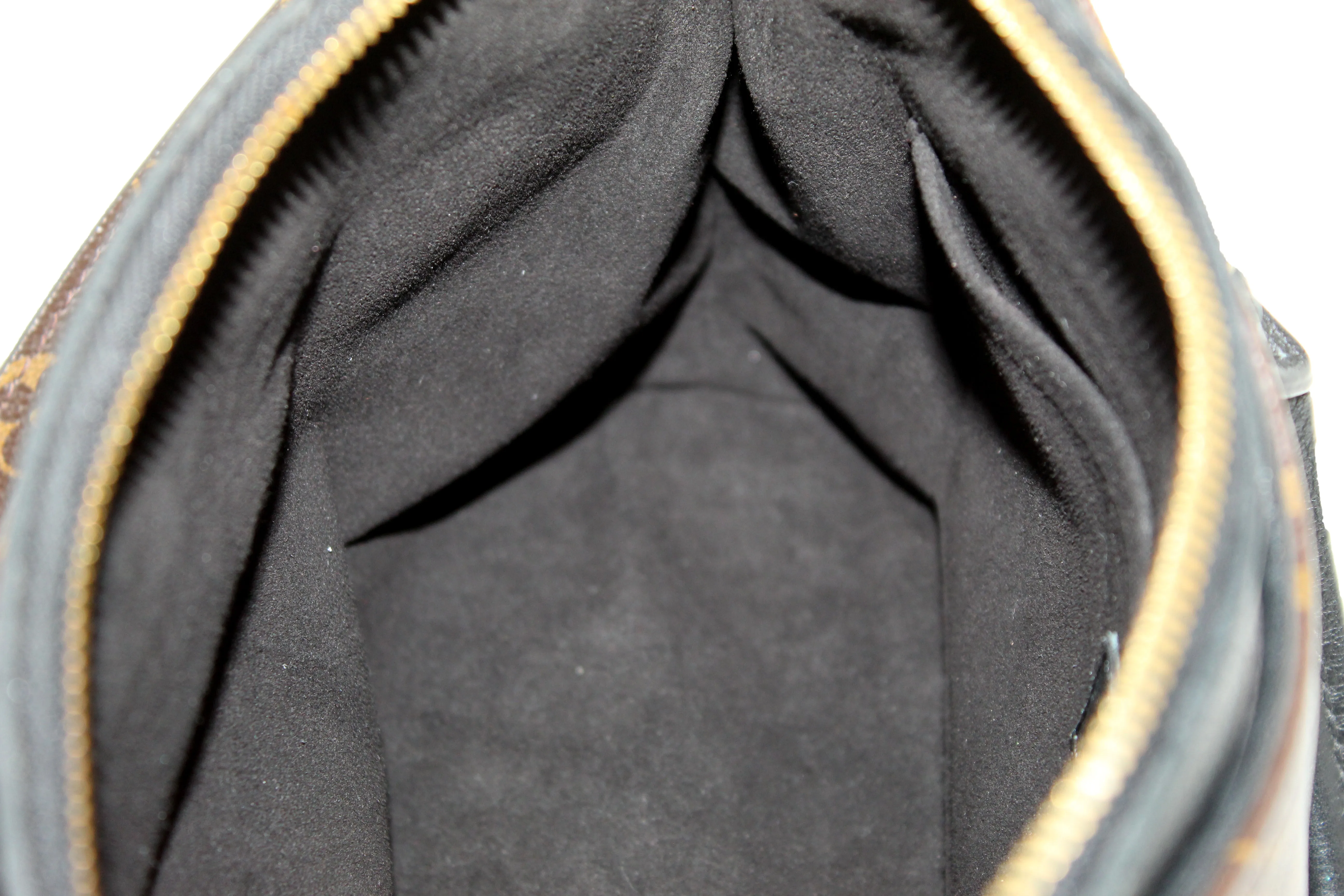 Authentic Louis Vuittion Monogram Canvas Black Pallas BB Full Noir Handbag