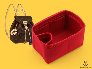 Backpack Organizer For Louis Vuitton Montsouris PM Bag with Single Bottle Holder
