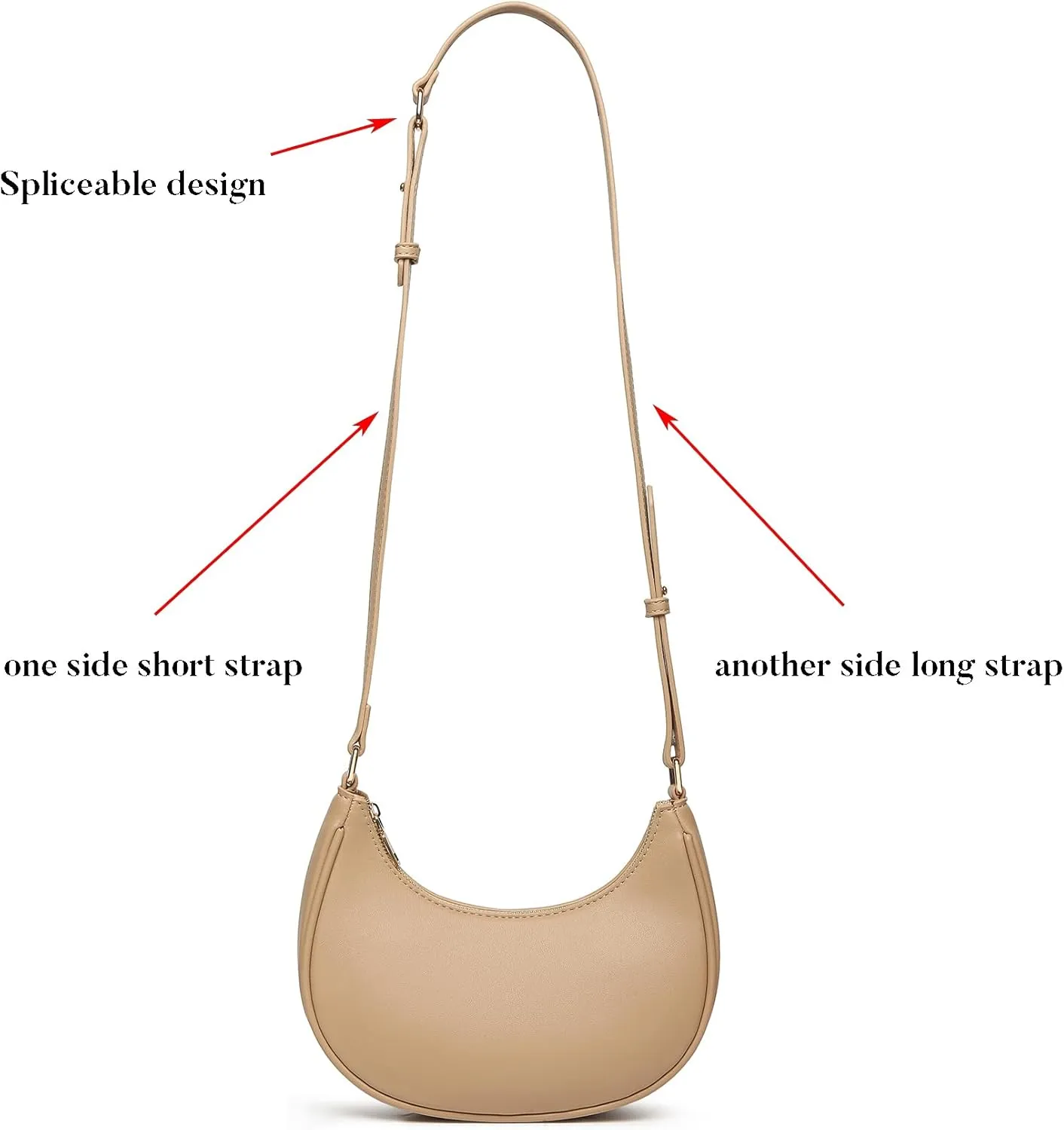 Barabum Retro Classic Hobo Clutch Shoulder Tote Clutch HandBag with Zipper Closure for Women