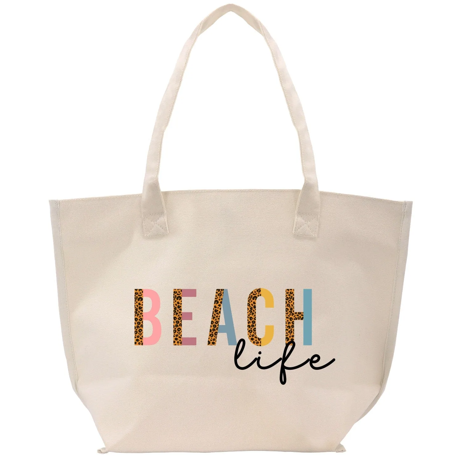 Beach Cotton Canvas Hand Bag Large Chic Hand Bag Gift for Her Girls Weekend Tote Weekender Bag Weekend Hand Beach Bag (BLTB1002)