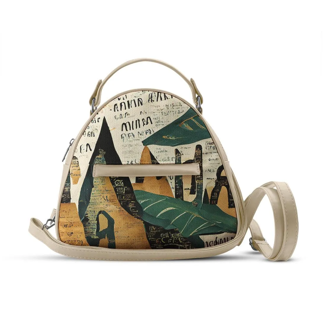 Beige Mini Voyage Backpack Old Magazine
