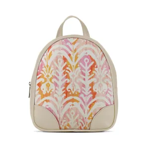 Beige O Mini Backpacks Rose
