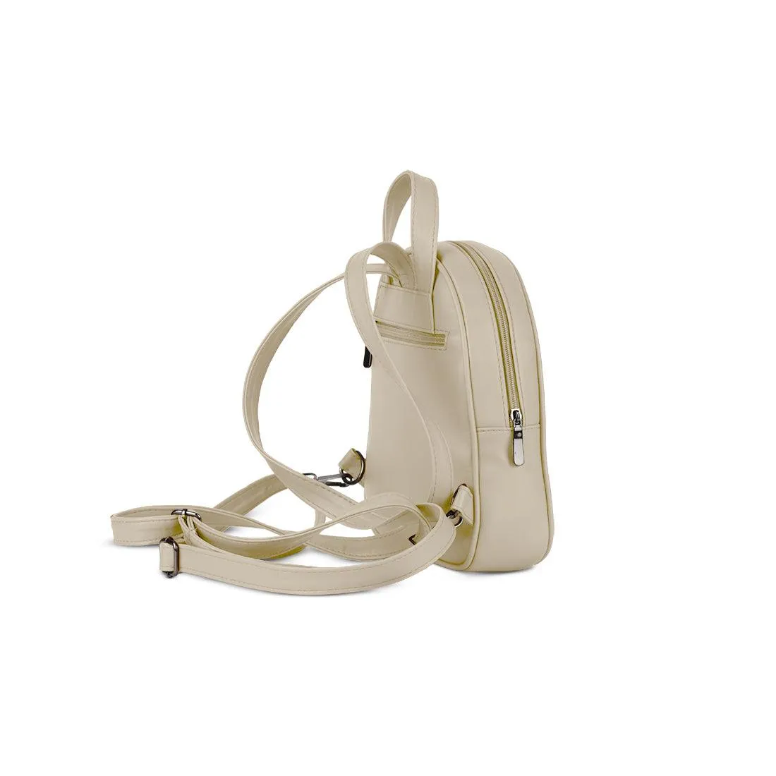 Beige O Mini Backpacks Spell A Magic