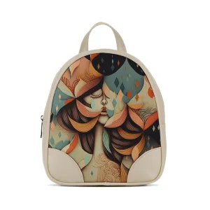 Beige O Mini Backpacks Tessaro