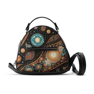Black Mini Voyage Backpack Spiral