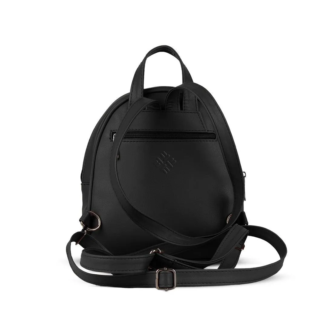 Black O Mini Backpacks Dots