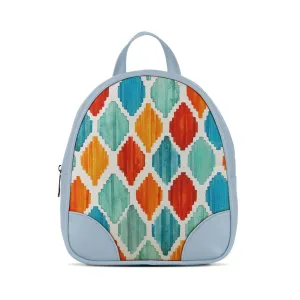 Blue O Mini Backpacks Rhombus sarong