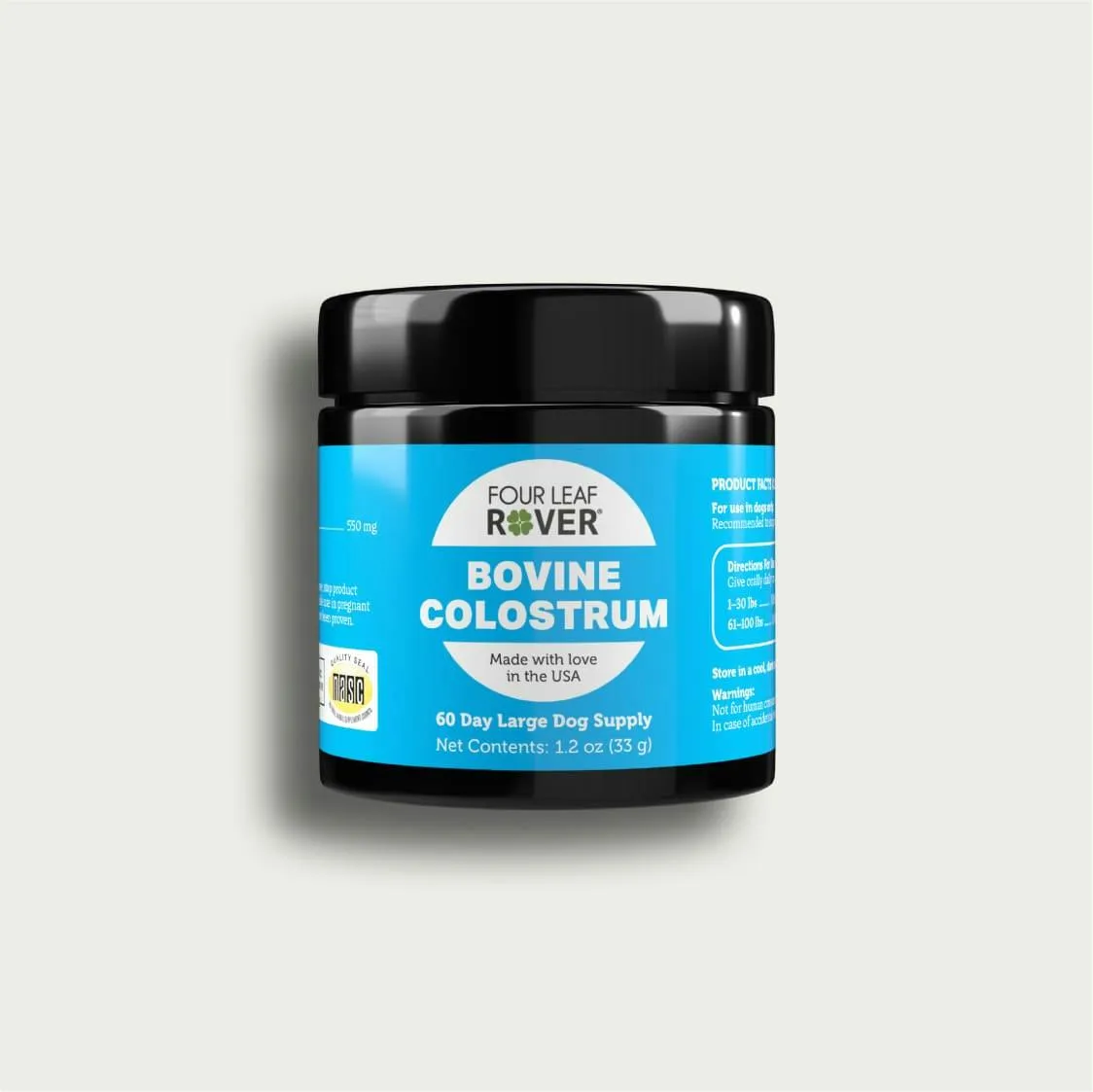 Bovine Colostrum - Four Leaf Rover