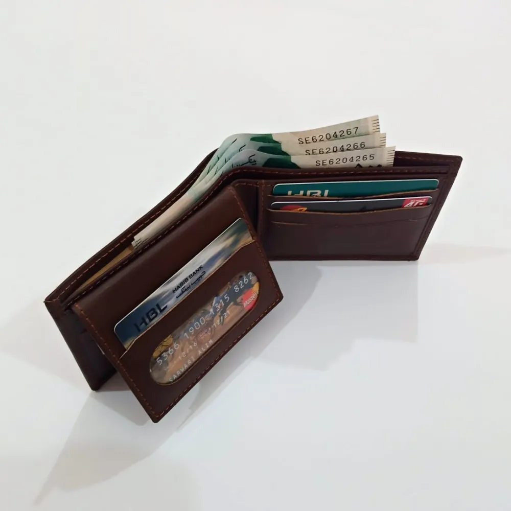 Brown Leather Men's Wallet