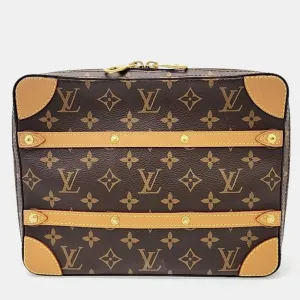 Brown Monogram Canvas Messenger PM Shoulder Bag