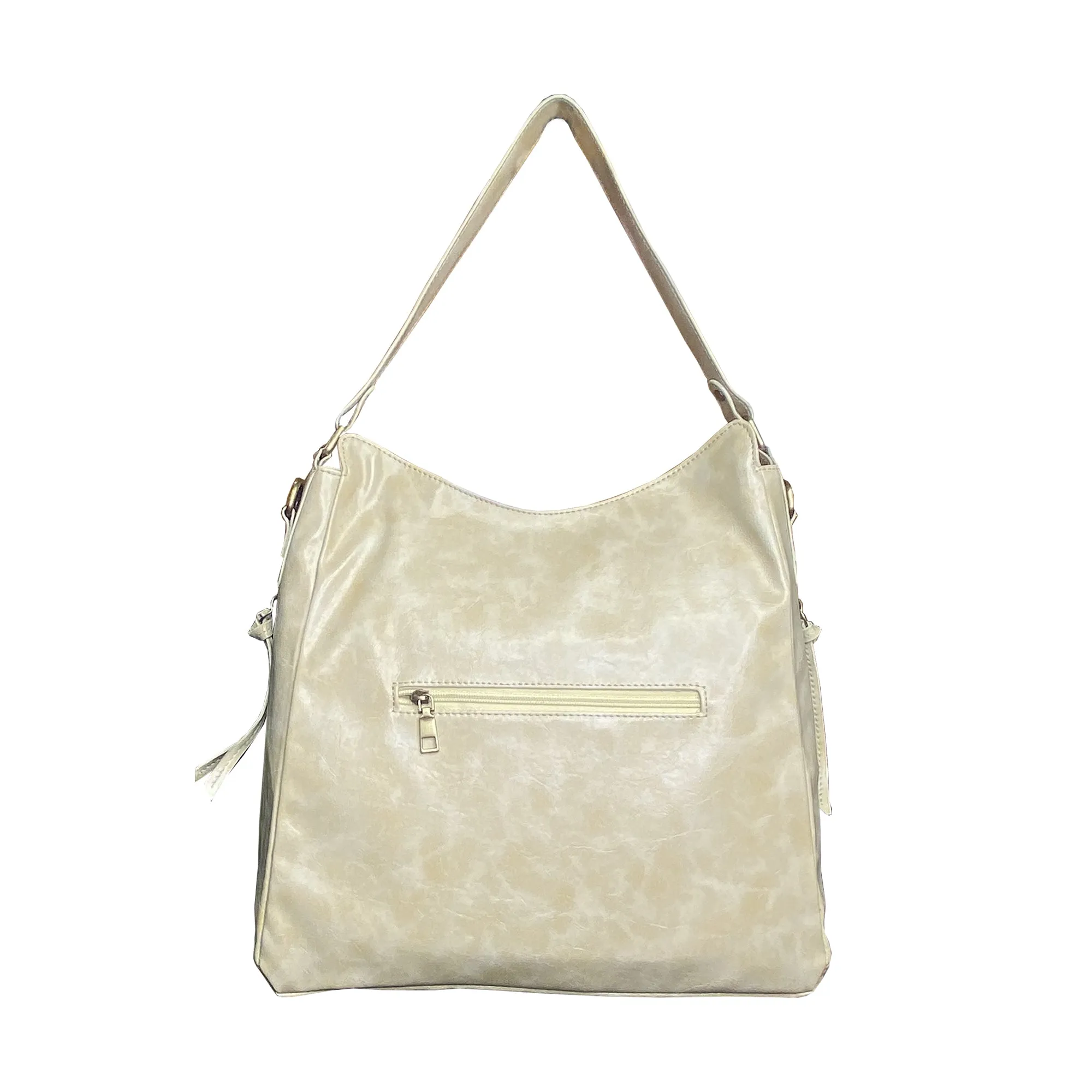 Butterscotch Vegan Leather Shoulder Bag | Spacious, Water-Resistant, Lightweight & Adjustable Strap