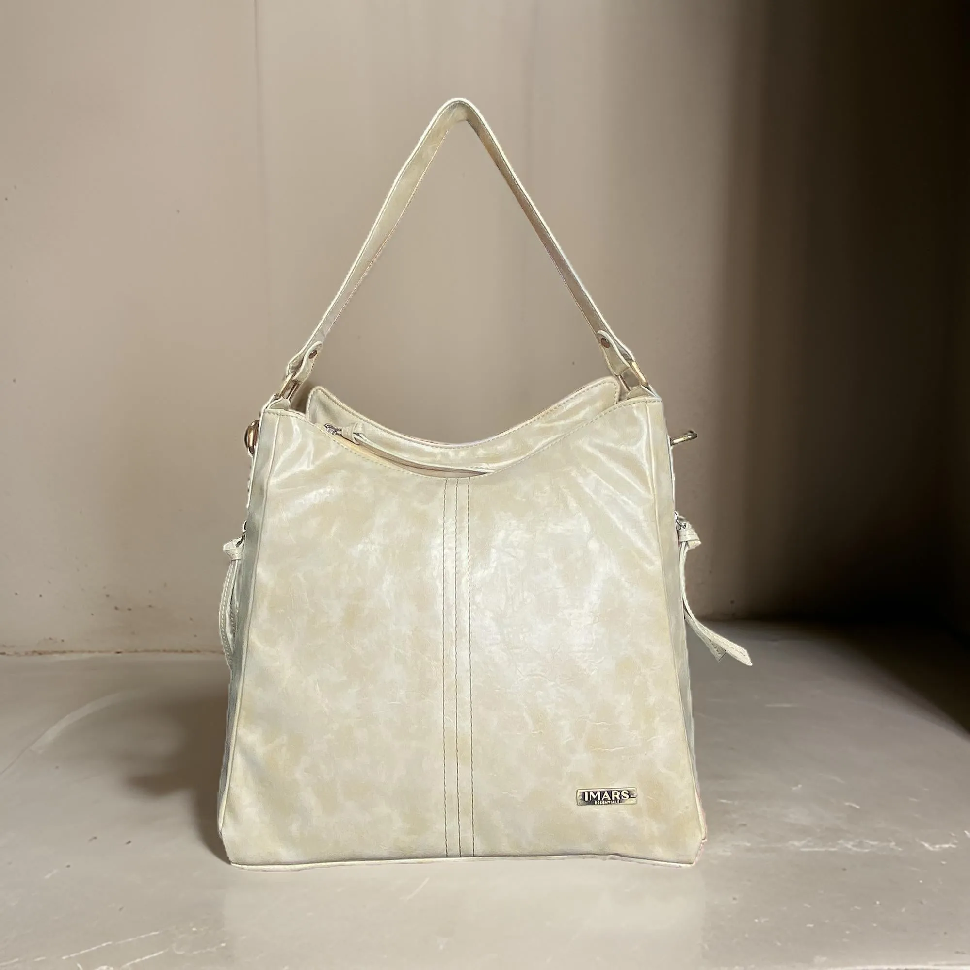 Butterscotch Vegan Leather Shoulder Bag | Spacious, Water-Resistant, Lightweight & Adjustable Strap