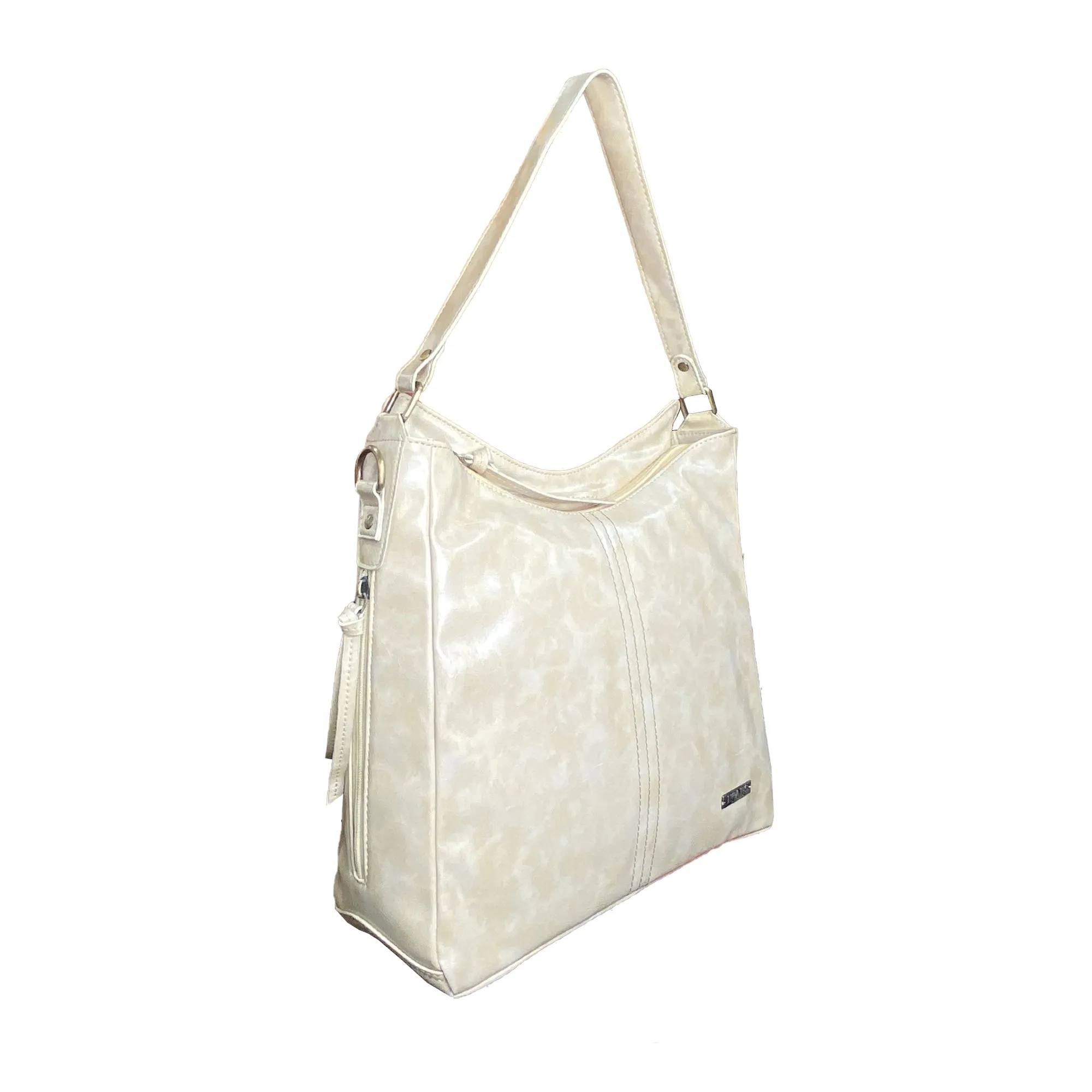 Butterscotch Vegan Leather Shoulder Bag | Spacious, Water-Resistant, Lightweight & Adjustable Strap