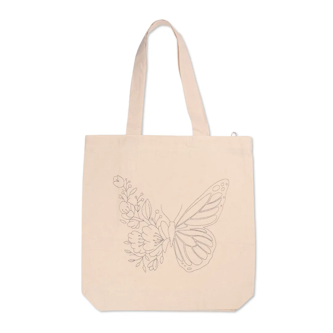 Canvas Tote Bag - Butterfly
