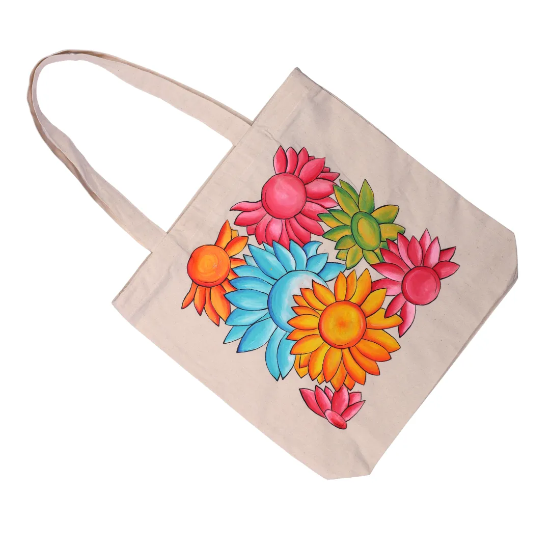 Canvas Tote Bag - Sunflower