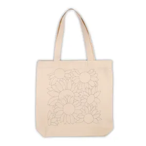 Canvas Tote Bag - Sunflower