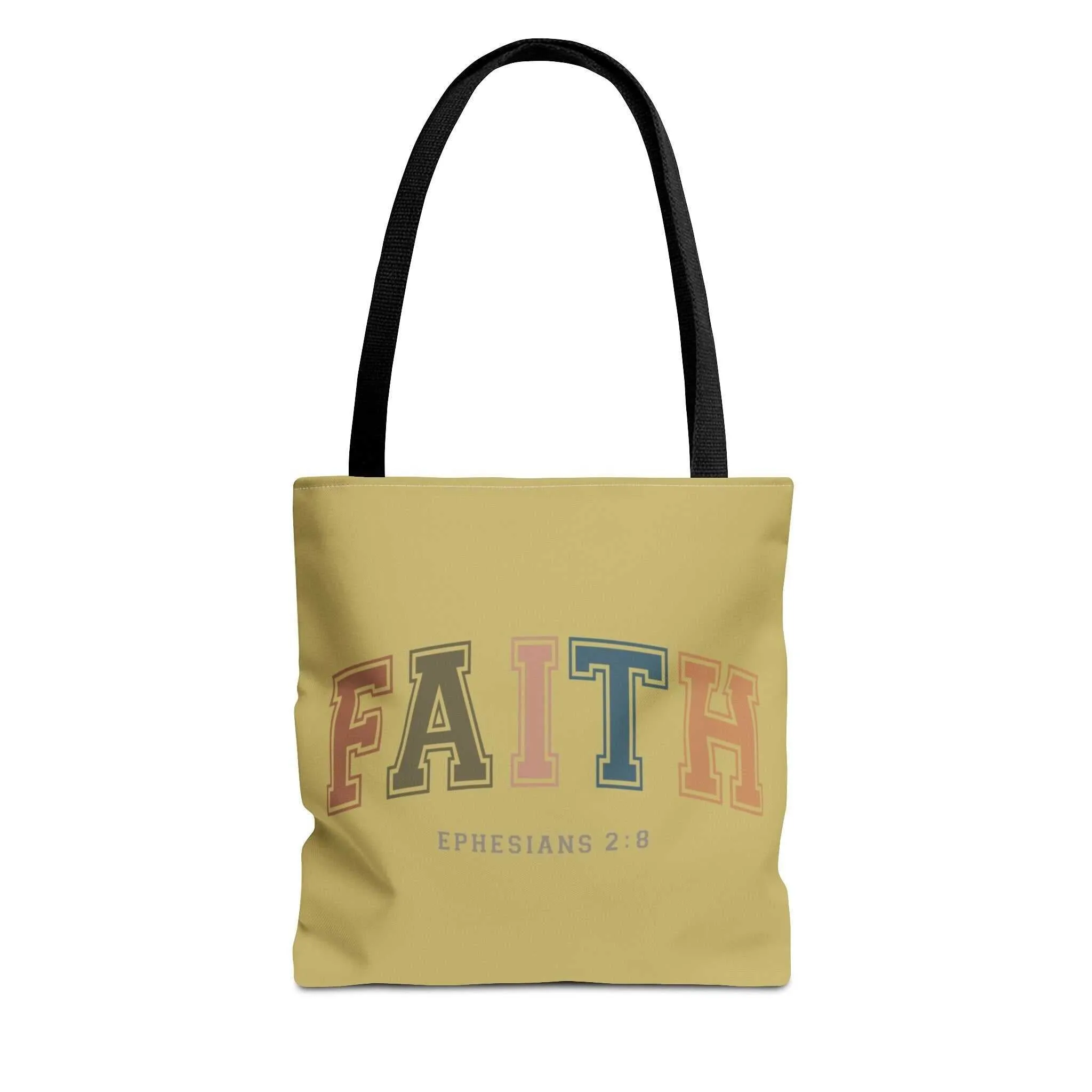 Christian Canvas Tote Bag Baptism Gift