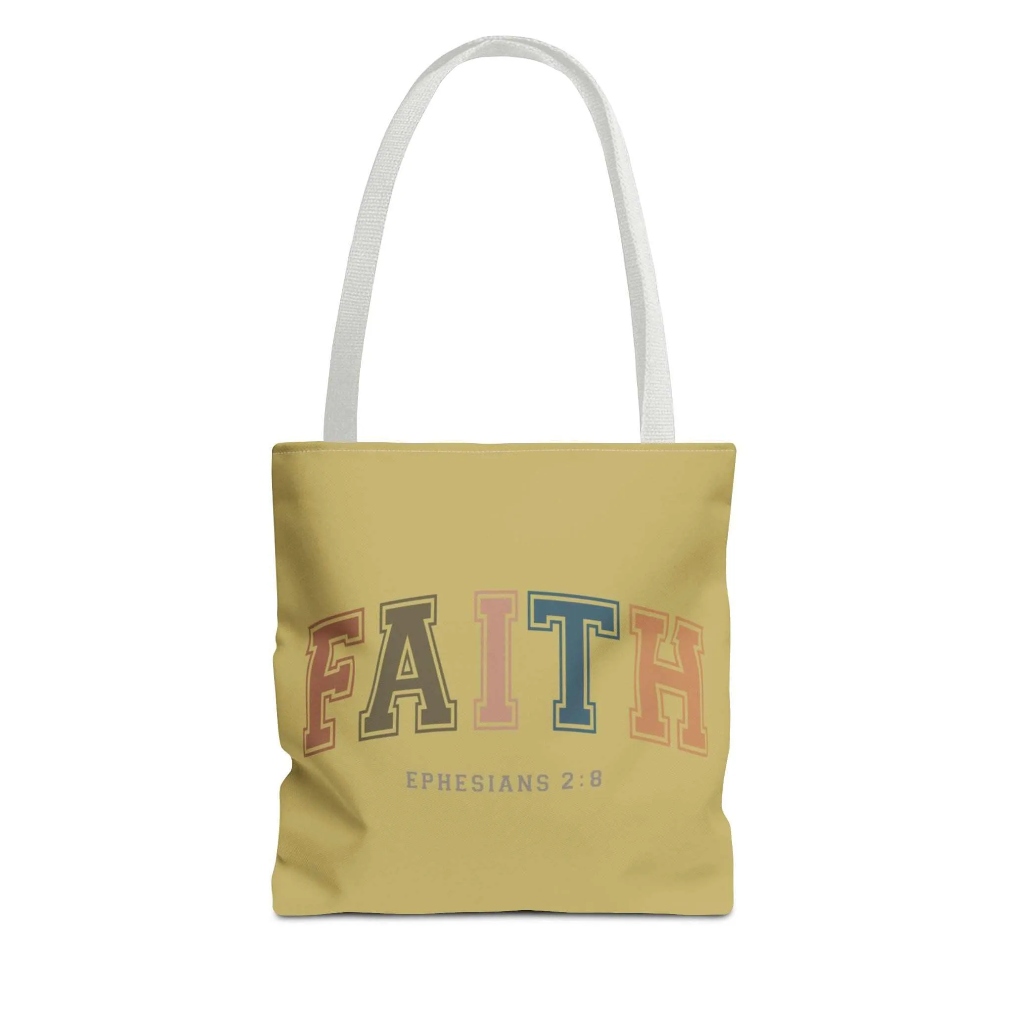 Christian Canvas Tote Bag Baptism Gift