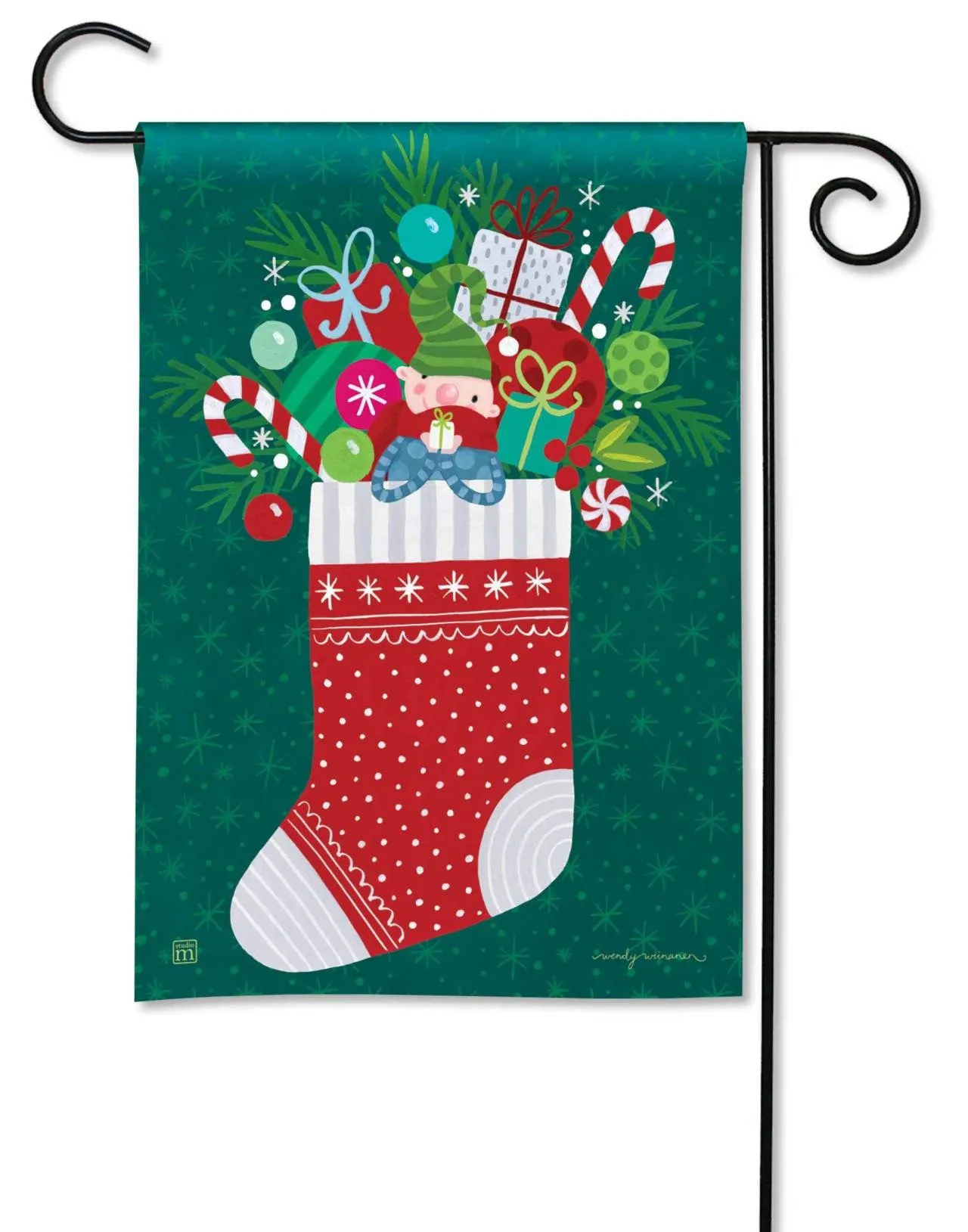 Christmas Stocking Garden Flag