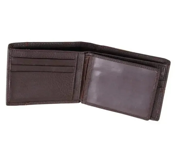 COWATHER 100% top quality cow genuine leather men wallets fashion splice purse dollar price carteira masculina original brand