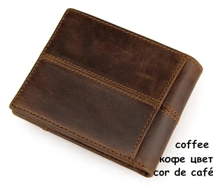 COWATHER 100% top quality cow genuine leather men wallets fashion splice purse dollar price carteira masculina original brand