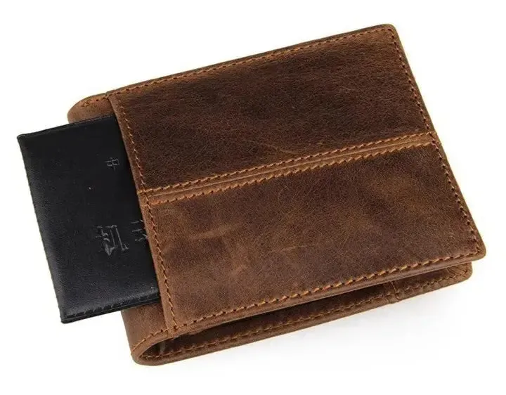 COWATHER 100% top quality cow genuine leather men wallets fashion splice purse dollar price carteira masculina original brand