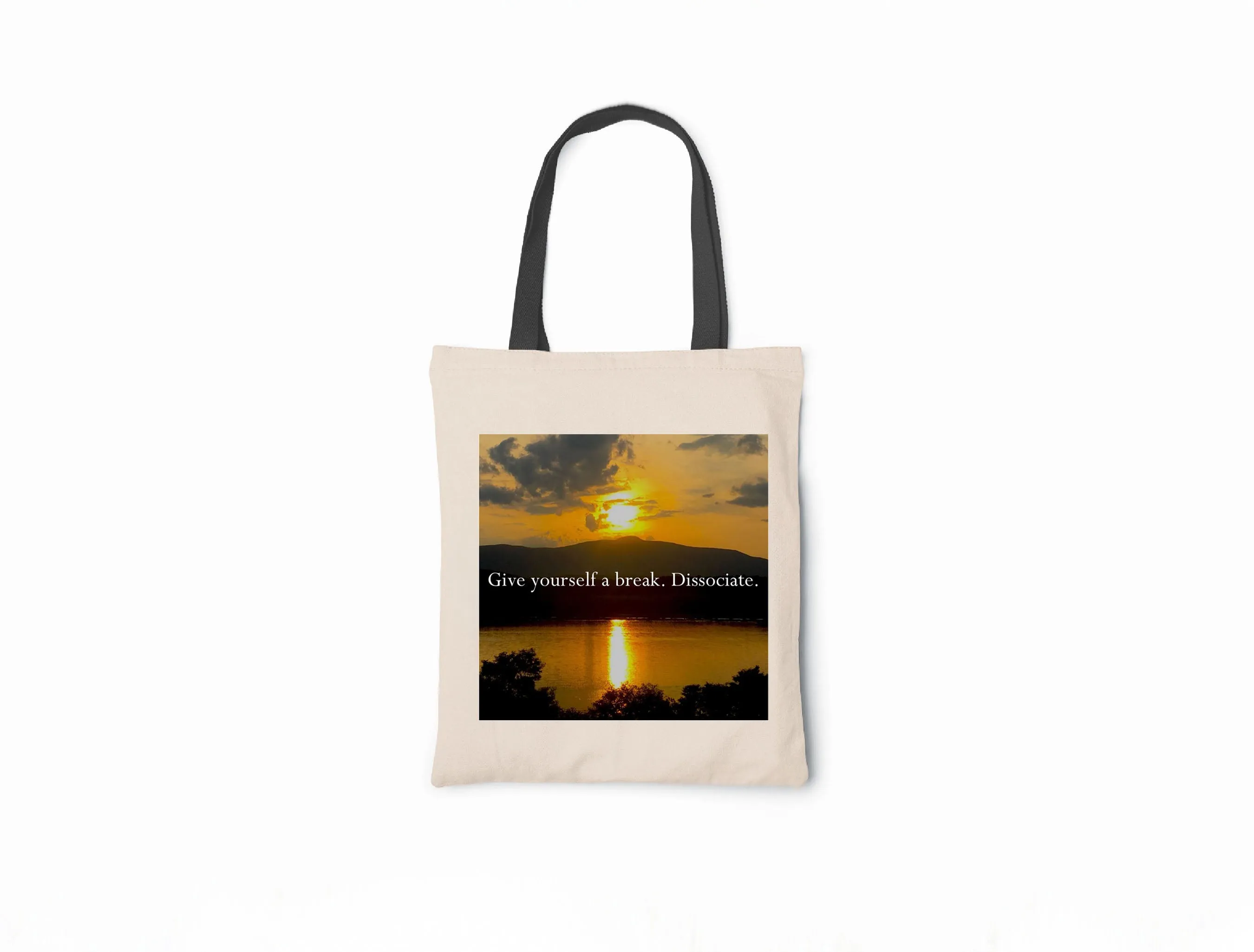 Disappointing Affirmations - Give Yourself A Break Canvas Tote Bag