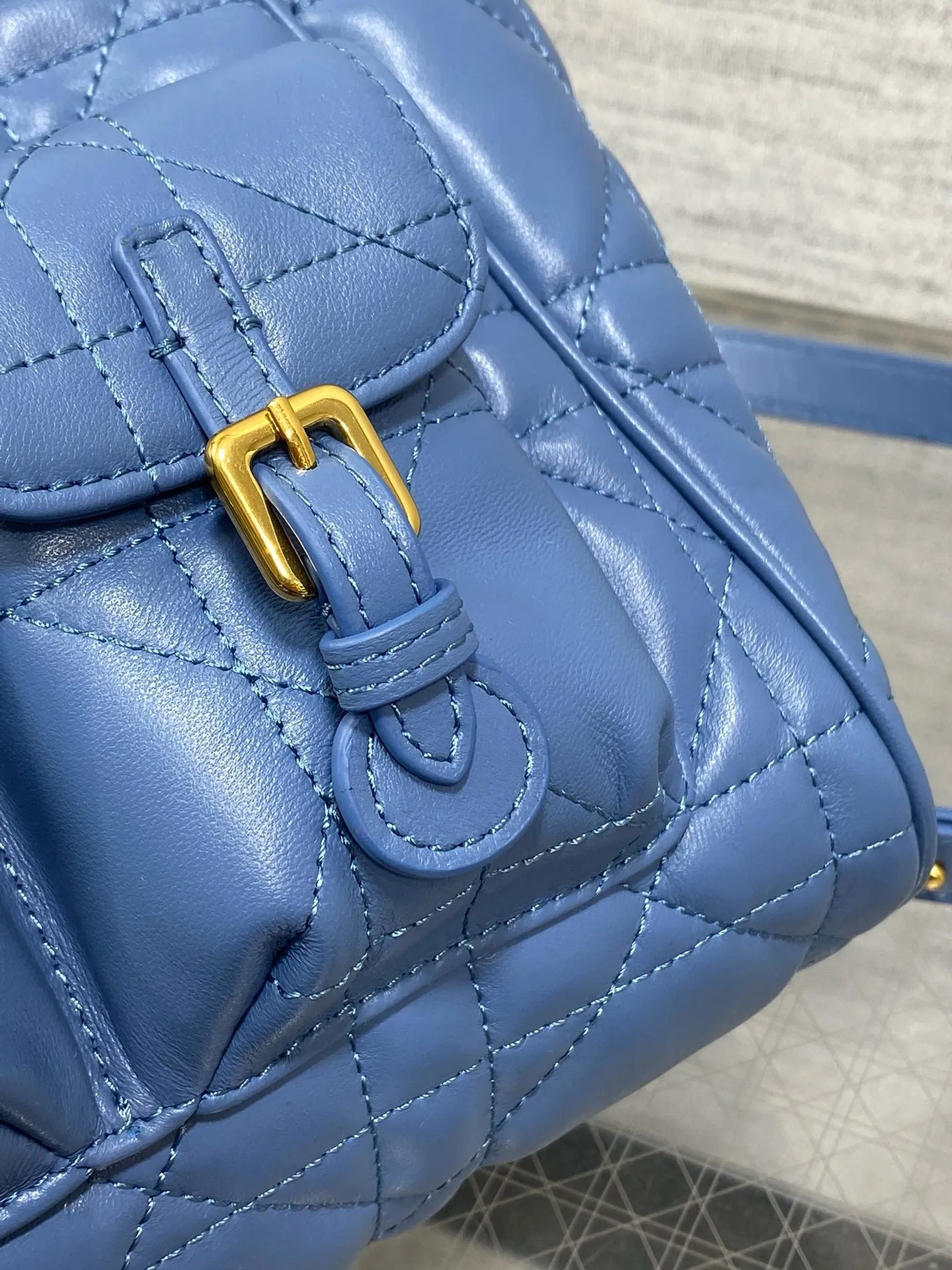 DR478 Small/Medium Dior Caro Backpack / HIGHEST QUALITY VERSION