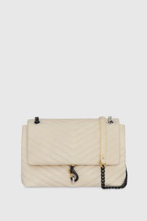 Edie Flap Shoulder Bag In Chantilly