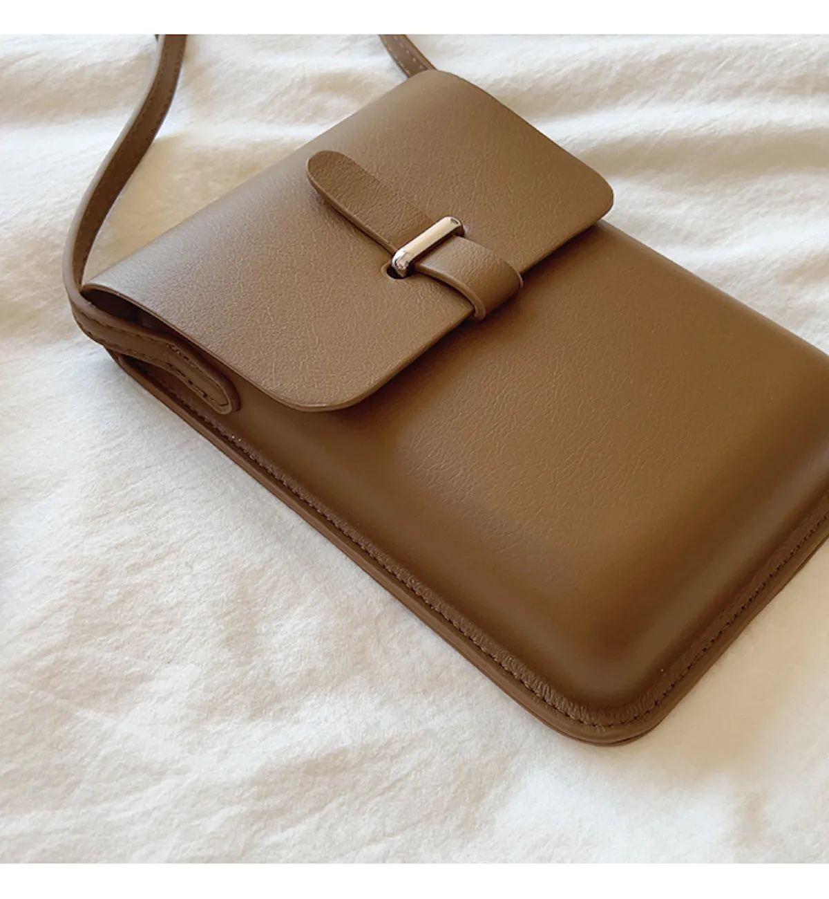 Elena Handbags Mini Leather Camera Sling Bag