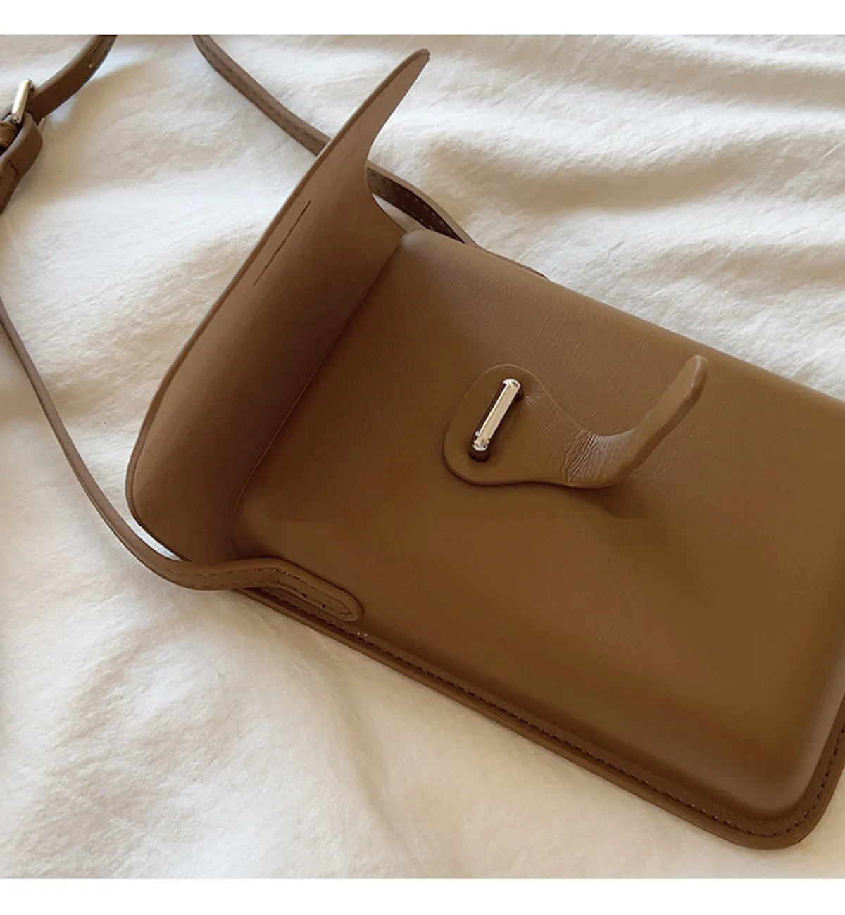 Elena Handbags Mini Leather Camera Sling Bag
