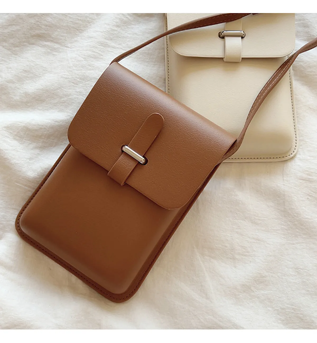 Elena Handbags Mini Leather Camera Sling Bag