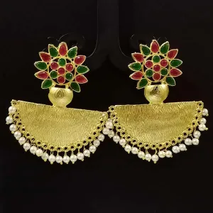 ''EXCLUSIVE''45-50 mm Hand Crafted Kundan Earrings Sold by per Pair pack
