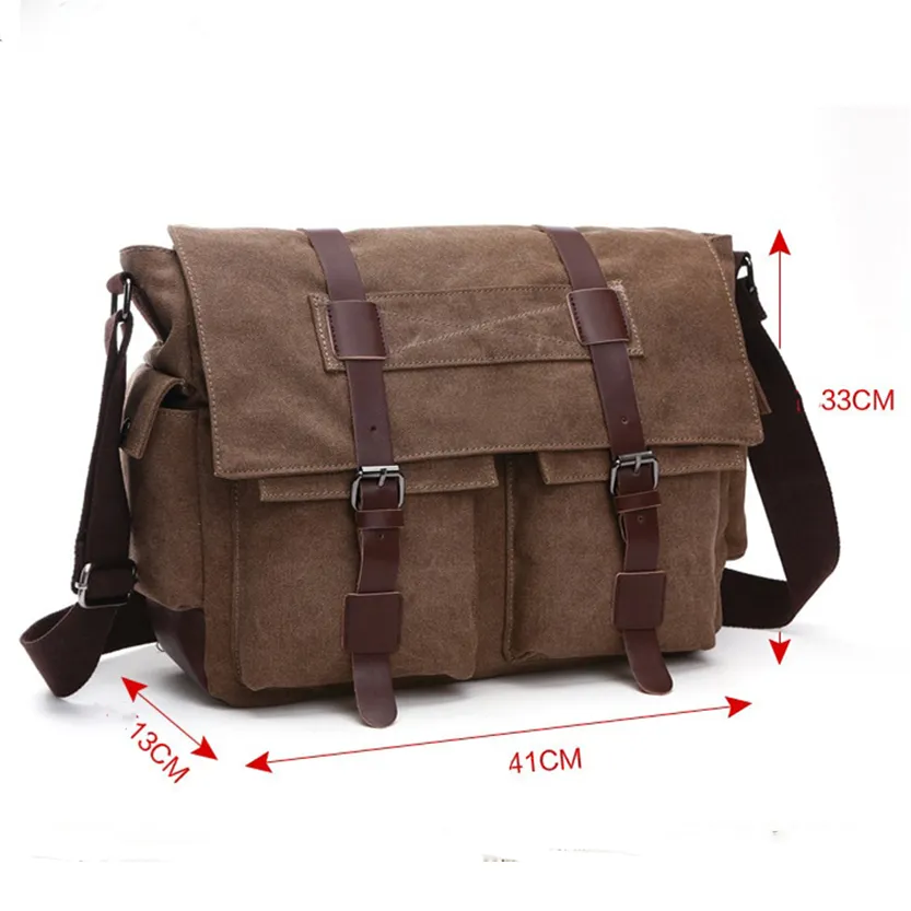Funki Buys | Bags | Messenger Bags | Men's Canvas Hide Bags