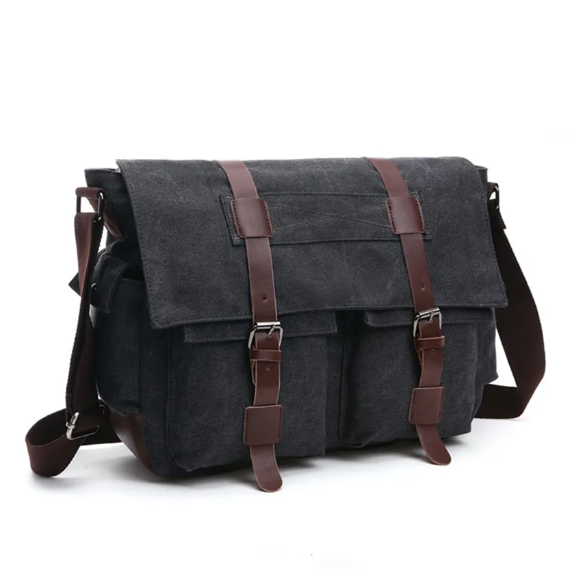 Funki Buys | Bags | Messenger Bags | Men's Canvas Hide Bags