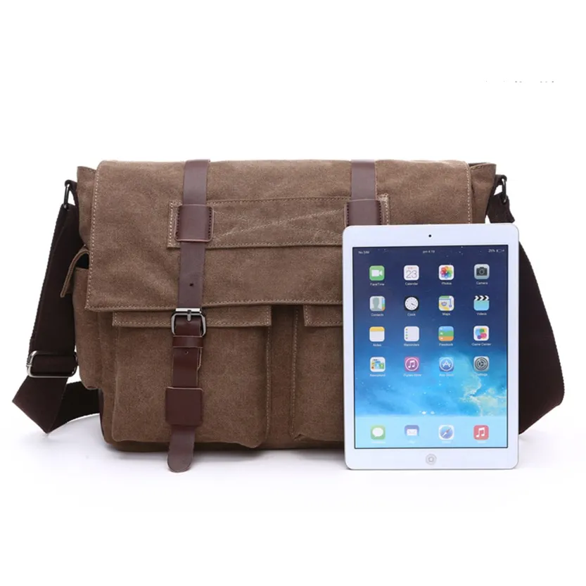 Funki Buys | Bags | Messenger Bags | Men's Canvas Hide Bags