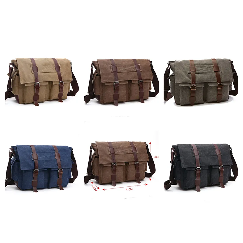 Funki Buys | Bags | Messenger Bags | Men's Canvas Hide Bags