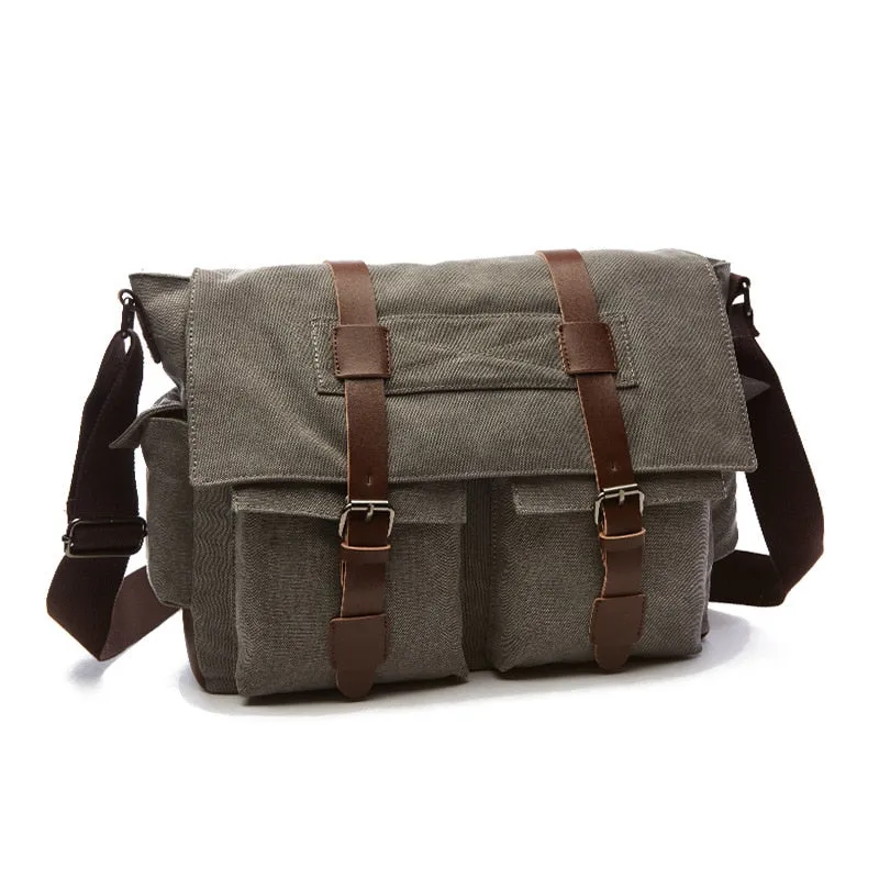 Funki Buys | Bags | Messenger Bags | Men's Canvas Hide Bags
