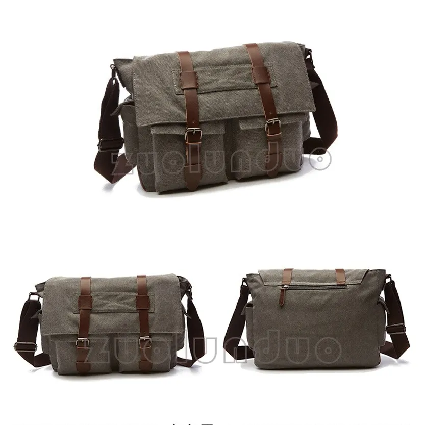 Funki Buys | Bags | Messenger Bags | Men's Canvas Hide Bags