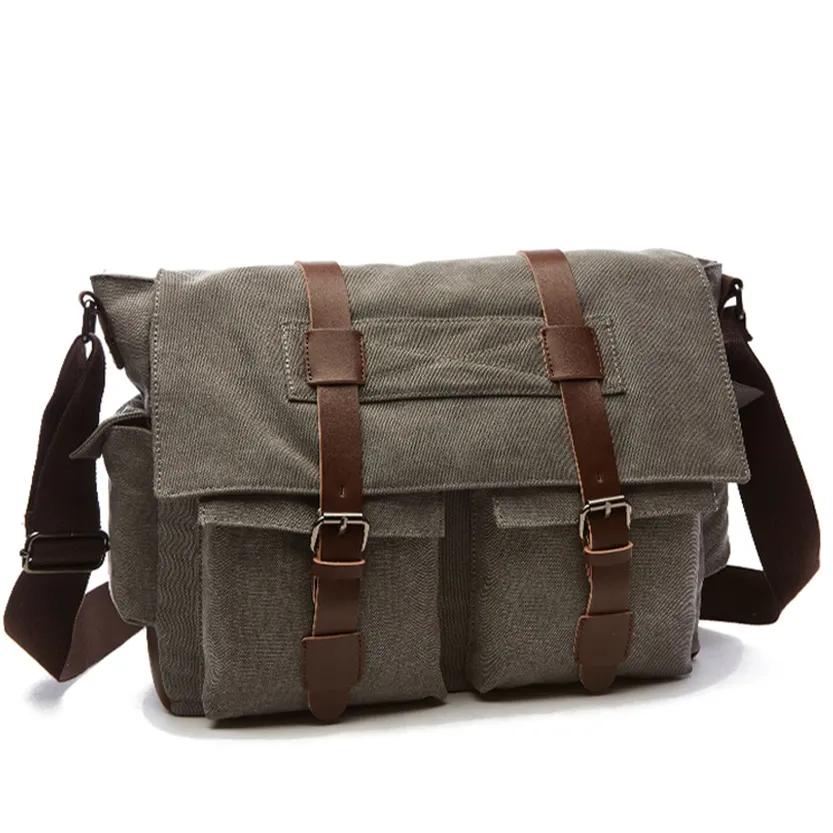 Funki Buys | Bags | Messenger Bags | Men's Canvas Hide Bags