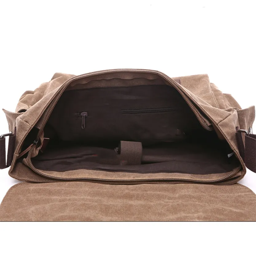 Funki Buys | Bags | Messenger Bags | Men's Canvas Hide Bags