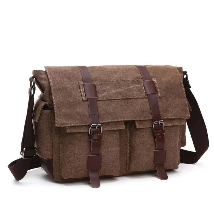 Funki Buys | Bags | Messenger Bags | Men's Canvas Hide Bags