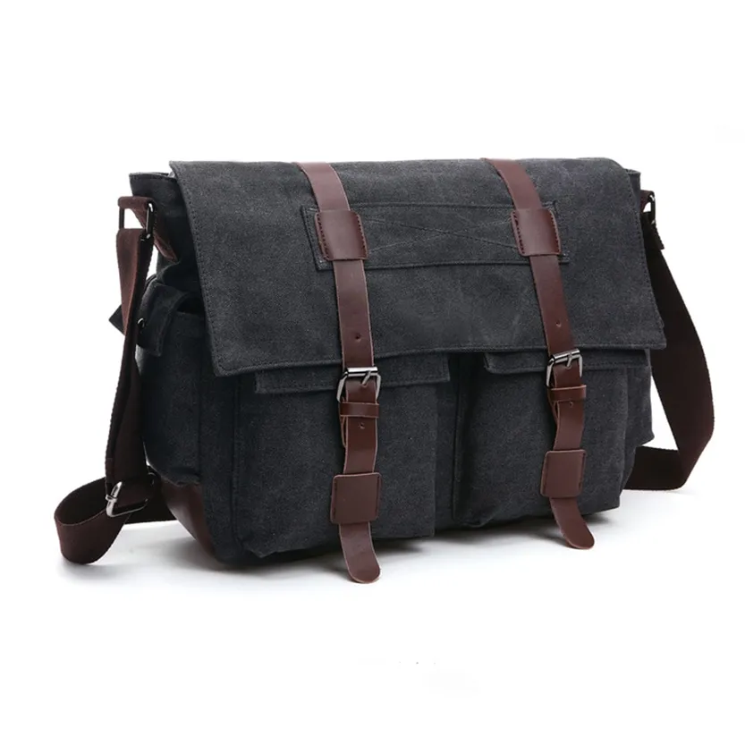 Funki Buys | Bags | Messenger Bags | Men's Canvas Hide Bags