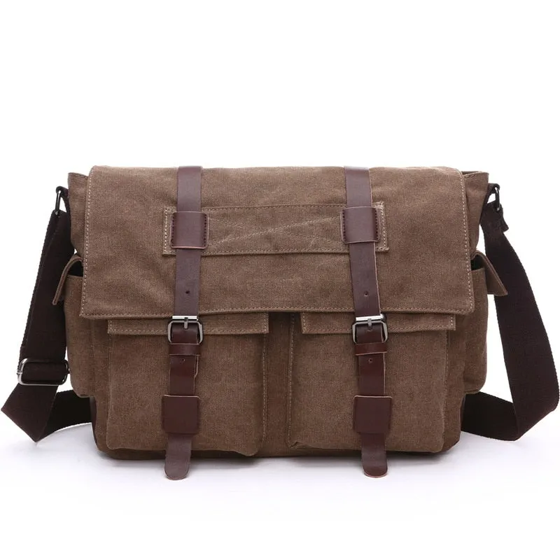 Funki Buys | Bags | Messenger Bags | Men's Canvas Hide Bags
