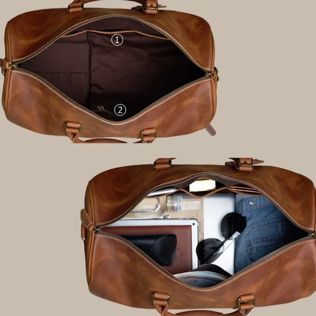 Genuine Leather Hand Luggage