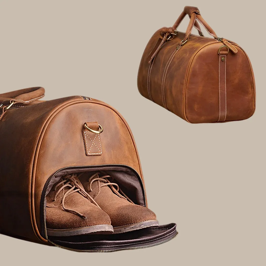 Genuine Leather Hand Luggage