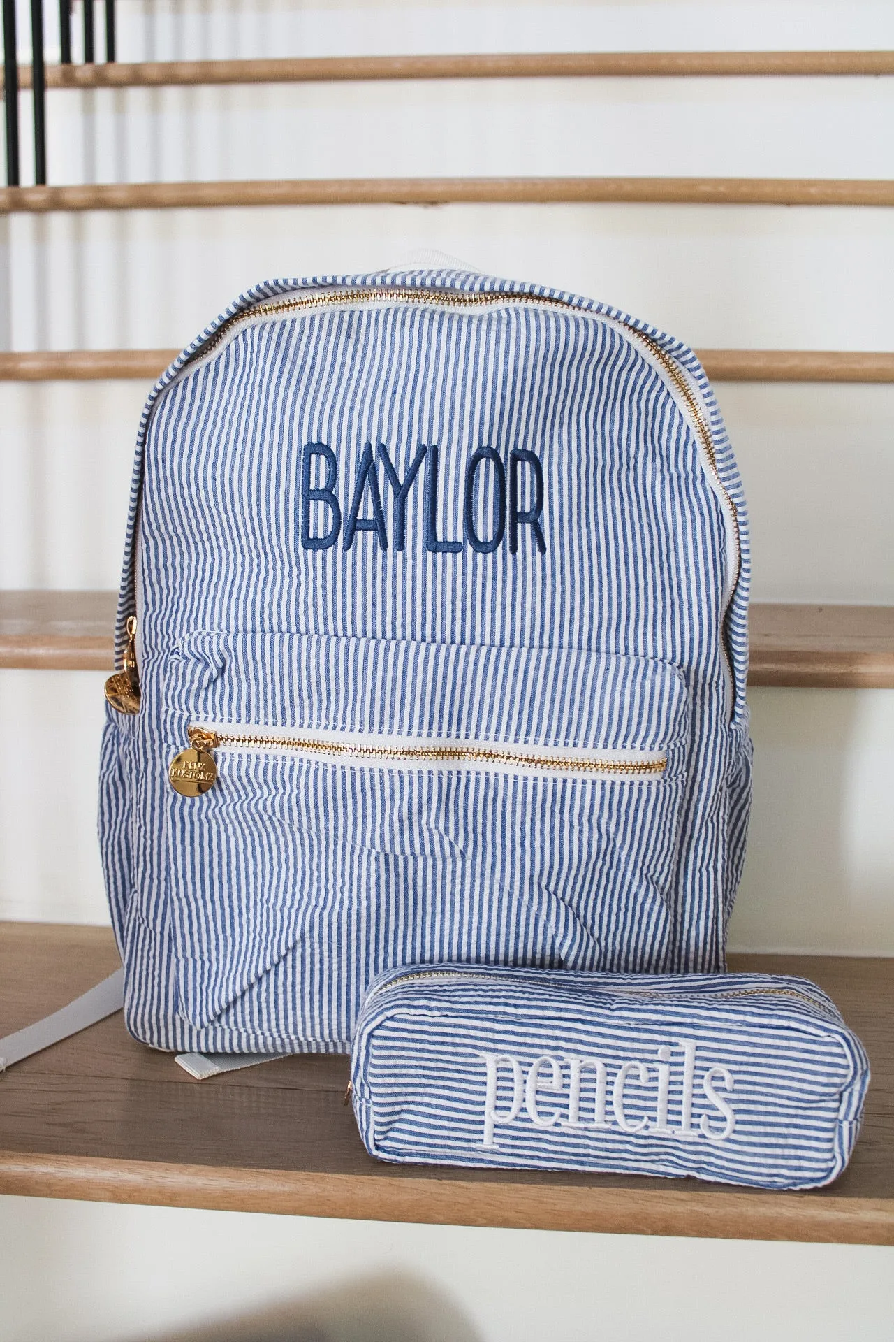 Gingham Backpack