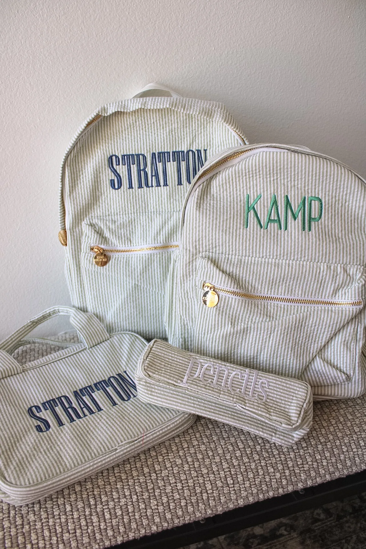 Gingham Backpack