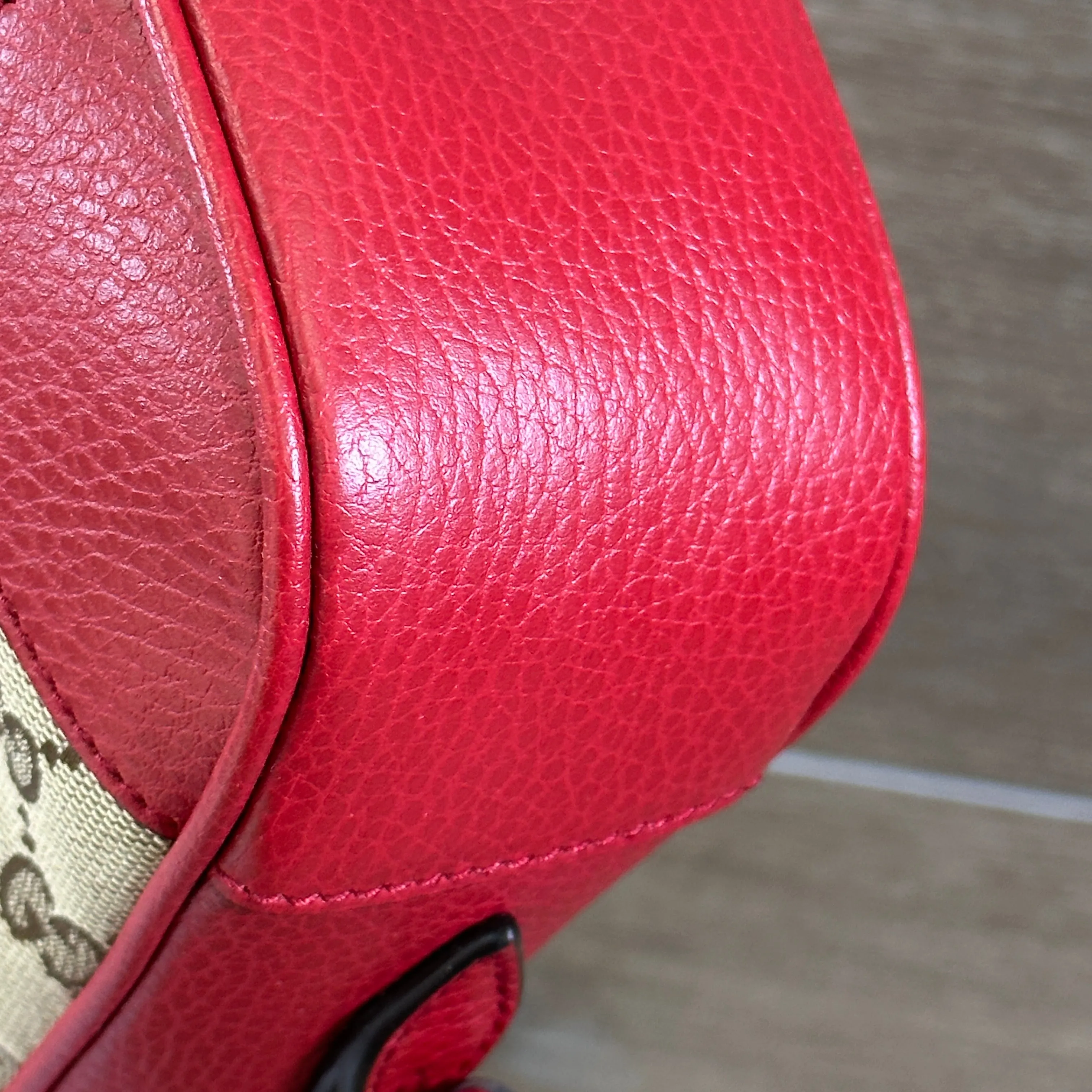 Gucci Bree Crossbody GG Red Leather
